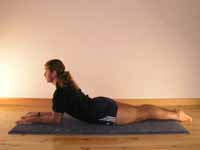 Posture cobra ecole yoga aix