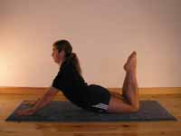 Posture cobra ecole yoga aix